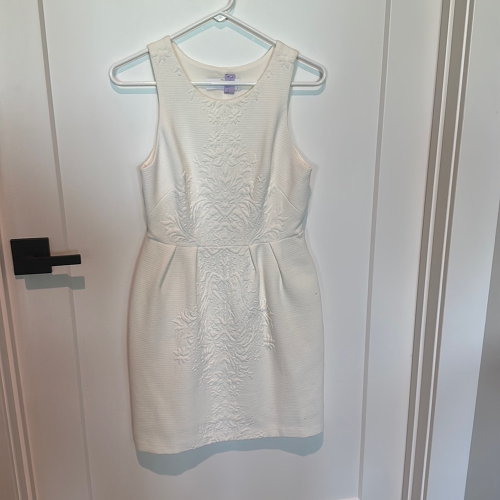 Amanda Uprichard White Floral Dress